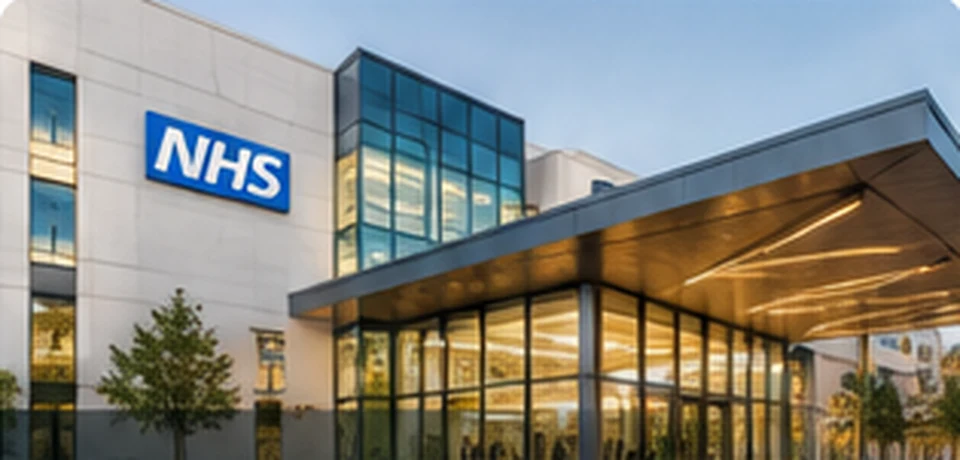 Modern healthcare facility exterior